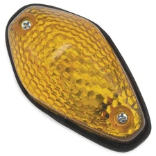 BikeMaster Mini-Tear Drop Flush Mount Marker Lights - Amber 25-8058