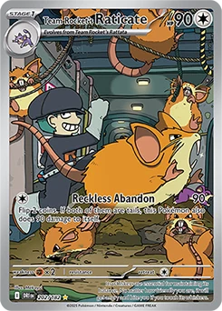 Team Rocket's Raticate 108/098 Sv10: The Glory of Team Rocket for