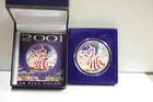 2001 US Silver Eagle 1 oz. in Full Color w/ Box & Papers