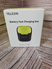 3x Batteries For GoPro Hero 9 10 11 + Fast Battery Charging Charger Station Box