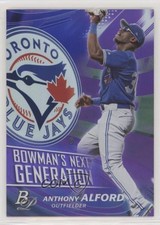 2017 Bowman Platinum Bowman's Next Generation Purple 243/250 Anthony Alford y0i
