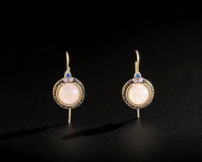 Boucles d'oreilles Quartz Rose - Pureté & Clarté