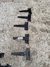 Garden Gate Hinge Sets | Black, Silver or HDG | All Configurations and Types 5pk