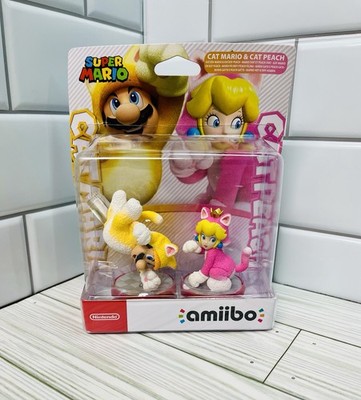 Nintendo amiibo Cat Mario & Cat Peach 2-Pack from the Super Mario series - NEW