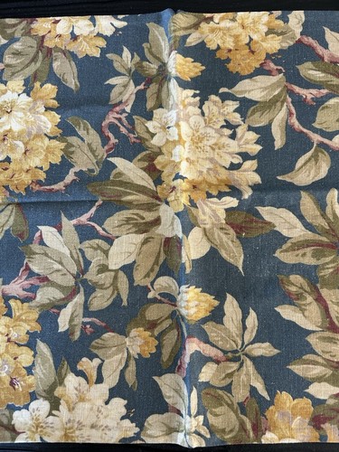Pottery Barn Ellena Floral 20" Pillow Cover garden floral Blue Sample - Picture 2 of 3
