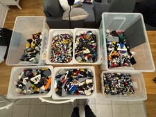Important Lot de Lego Vrac Vintage – 11 kg - Espace, Castle & City + Notices