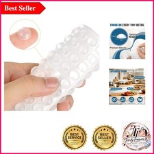 200pcs Clear Rubber Bumpers for Noise Reduction & Surface Protection