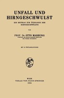 Otto Marburg | Unfall Und Hirngeschwulst | Taschenbuch | Deutsch | Vi | Springer