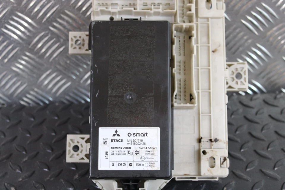 SMART FORFOUR 454 2006 1.3 b 70 KW MOTORE 135930 KIT ACCENSIONE CHIAVE - Immagine 3 di 4