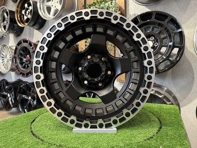 4X 17 '' 6X139.7 Kraftstoff Aus Road Wrap Stil Schwarze Räder Für :