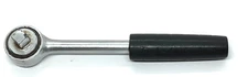 Vintage Powr-kraft 3/8” Drive Ratchet 84W4843 Black Cushion Grip Handle USA