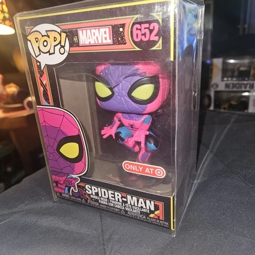Funko Pop! Marvel: Blacklight Spider-Man Vinyl Figure #652 ‼️TARGET EXCLUSIVE‼️