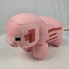 Mojang Jinx Minecraft 7" Video Game Small Pink Plush Pig Stuffed Animal Doll