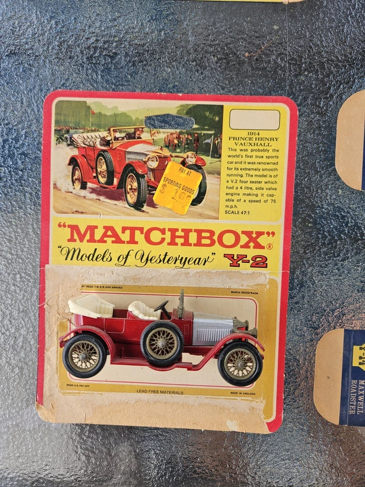 Vintage 1st Issue Matchbox Models of Yesteryear - Lot of 17 vehicles and Boxes - Image 2 of 4