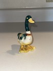 Vintage Japan hand painted porcelain mallard duck figurine Pepper (one Piece) — photo 1