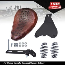 Bobber Motorcycle Solo Seat Spring For Honda Shadow Spirit ACE VT 1100 750 Brown