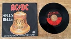 FRENCH 7" 45 SP ACDC AC/DC HELL'S BELLS