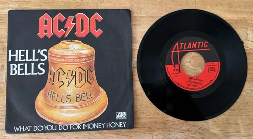 FRENCH 7" 45 SP ACDC AC/DC HELL'S BELLS