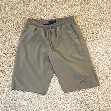 Eddie Bauer Boy s XL Gray Swimming Shorts Drawstring Elastic Waist Pocket