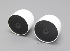 Google GA01894-US Nest Cam Indoor/Outdoor Security Camera Pack of 2 - White