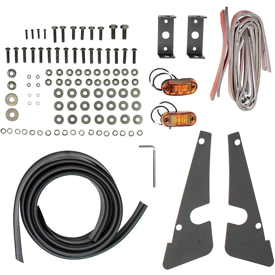 62-1005 Westin Fender Flares Set of 2 Front Driver & Passenger Side Pair Foto 2 de 3