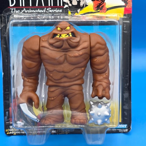 1993 Kenner Batman Clayface Action Figure with Launching Spiked Ball - Picture 2 of 5