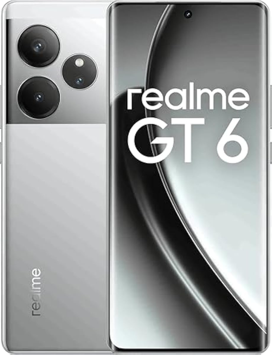 未使用　realme GT6 RMX3851 16/512GB SIMフリー realme GT 6 5G 8gb 256gb Fluid Silver Indian Global Version