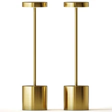 Cordless Table Lamps Set of 2, 3 Color Stepless Dimming, Rechargeable Battery...