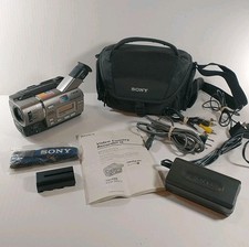 Sony Handycam CCD-TR517 Video 8 Night Shot Camcorder Bundle Tested  Working