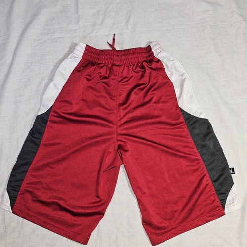 EUC Nike Air Jordan Youth Medium Red Basketball Shorts - Picture 4 of 5