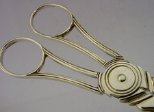 HUGE 6.75 inch STERLING SILVER SUGAR or ICE TONGS NIPS 1995 MINT 60g BARWARE