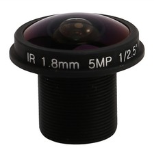  Fisheye CCTV-Objektiv 5MP 1,8 mm  * 0,5 Halterung 1 / 2,5 F2.0 180 Grad fu8000