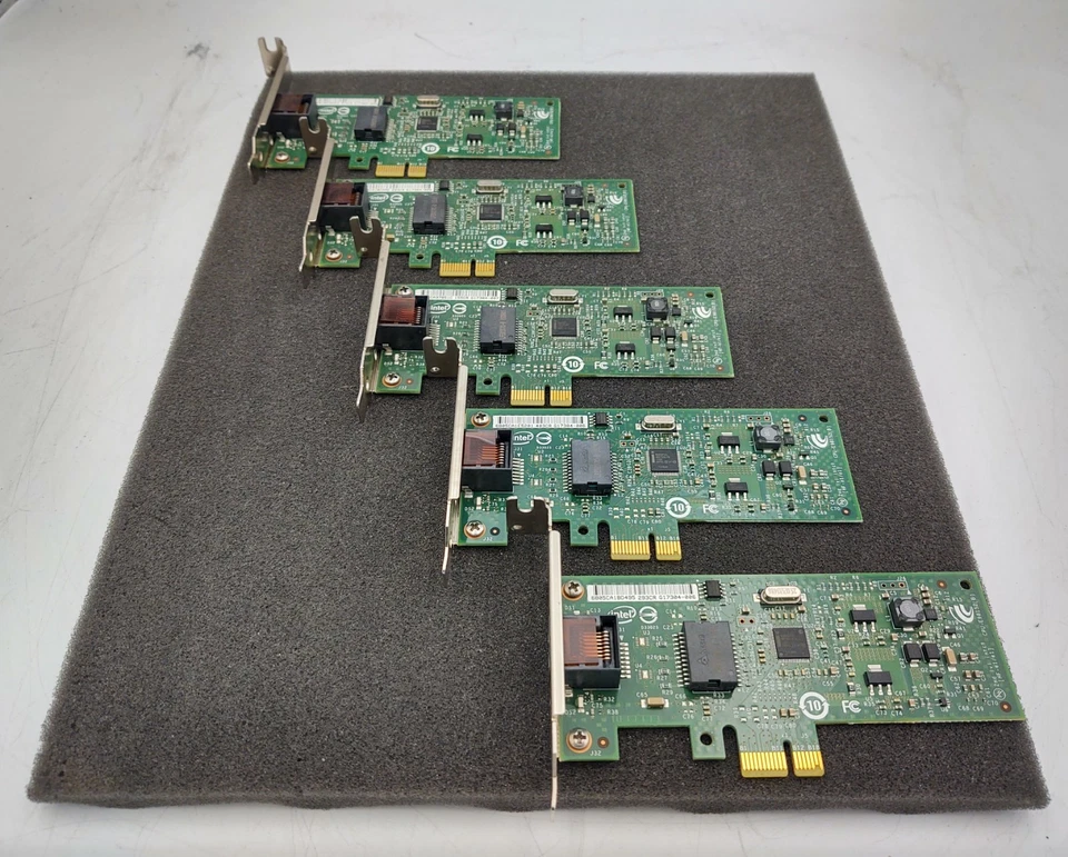 LOT OF 5 HP PRO/1000 CT Single-Port Gigabit PCIe Network Card P/N: 635523-001 - Image 2 of 4