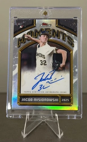 2026 Topps Finest Jacob Misiorowski Base (RAW)
