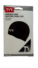 TYR Wrinkle-Free Silicone Swim Cap - Black