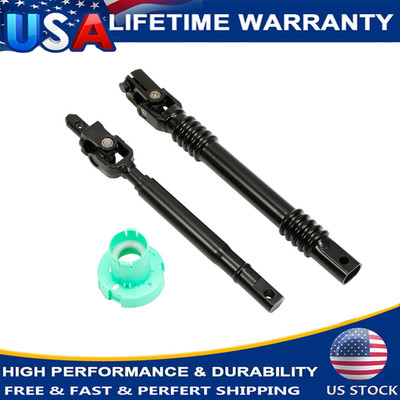 Upper & Lower Steering Shafts Kit for Chevy Silverado GMC Sierra 1500 2500 KY