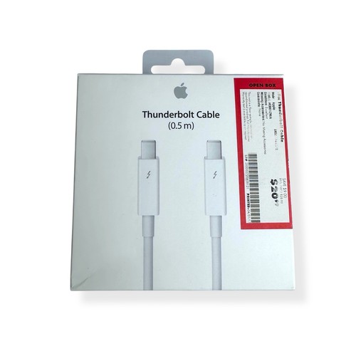 Câble Apple Thunderbolt 0,5 m MD862LL/A - Blanc - A1410 NEUF