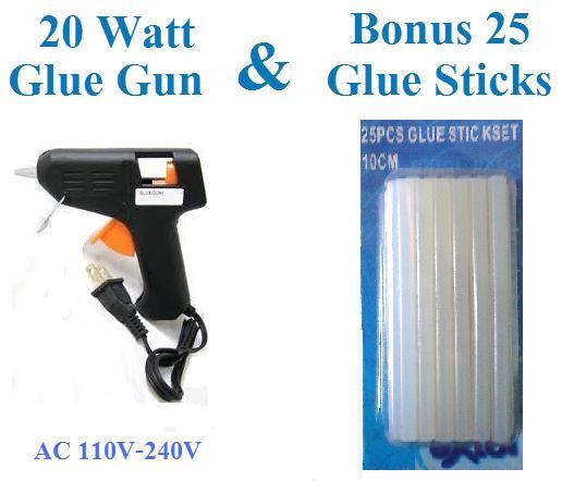 hot glue gun the works