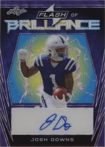 2023 Leaf Eclectic Josh Downs #FB-JD2