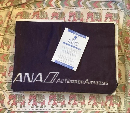 ANA All Nippon Airways Blanket, Made in Japan, Takashimaya Souvenir from japan - Picture 8 of 17