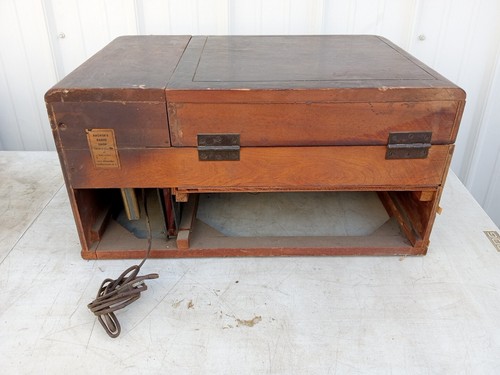 Vintage Philco Radio Record Player, Model 46-1203 Untested Bad Cord Unsafe Plug - Picture 13 of 24