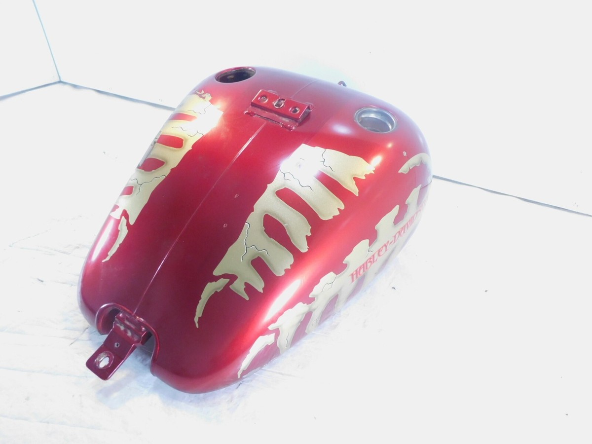 00-03 Harley Softail Heritage Classic Fatboy Red Fuel Gas Petrol