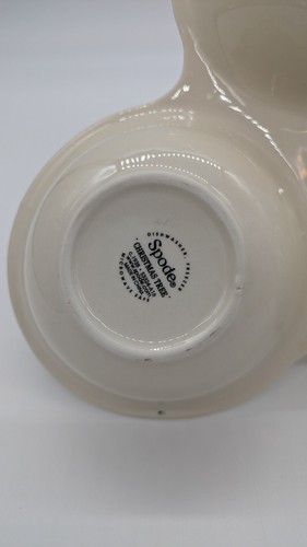 Spode Christmas Tree 3 Section Server with Tree Handle 11 Inch - Picture 8 of 10