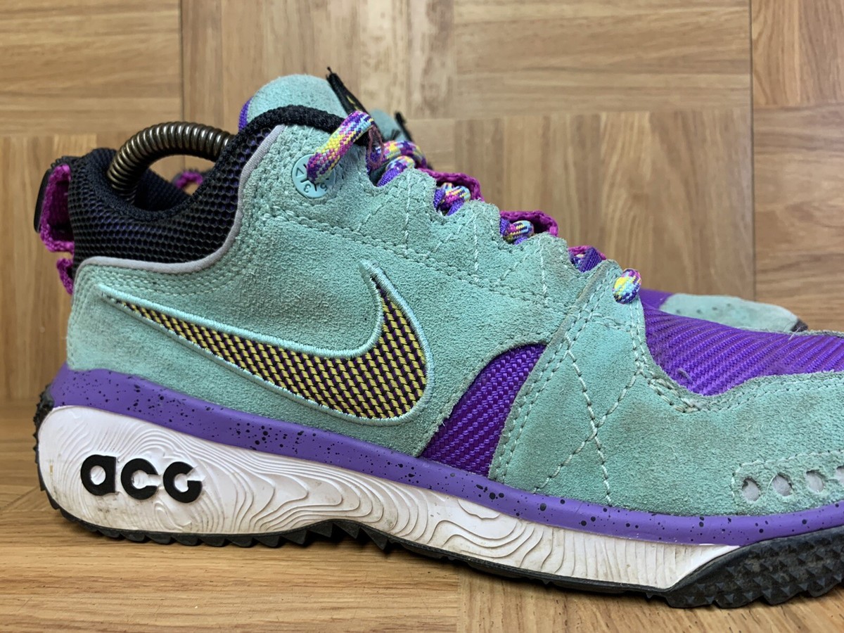 RARE🔥 Nike ACG Dog Mountain Emerald Rise Tour Yellow Black Sz 7
