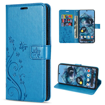 Hülle Google Pixel 8A Handyhülle Handy Tasche [Standfunktion] [Kartenfächern]