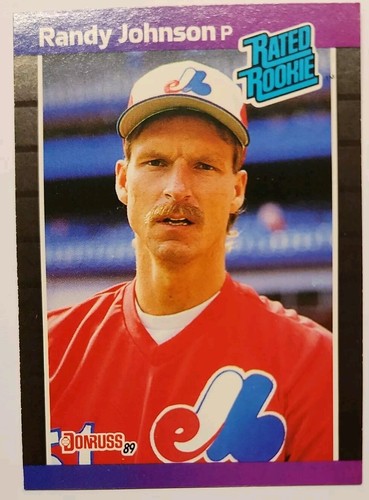 Rated Rookie Randy Johnson 1989 Donruss - Rated Rookie *Denotes Next to PERFORMANCE #42 Randy ...