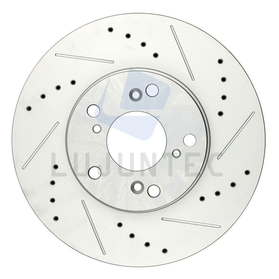 Front Rear Ceramic Pads And Rotors Brake Discs For Honda Accord LXS