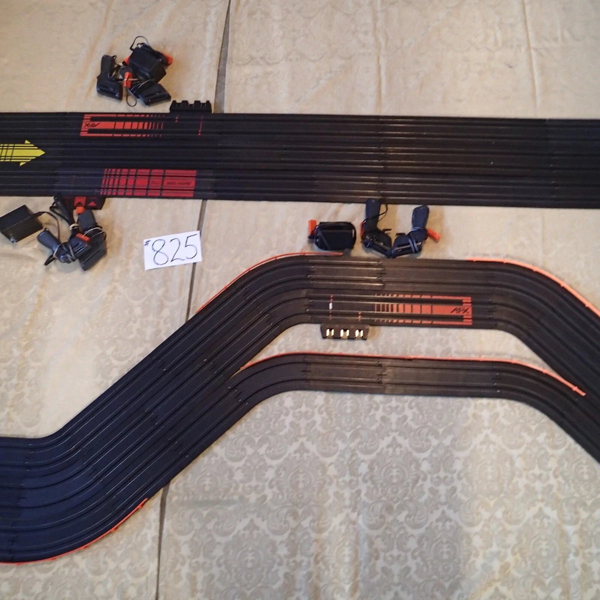 afx tomy 6 lane slot car track ho 1 64 scale eBay