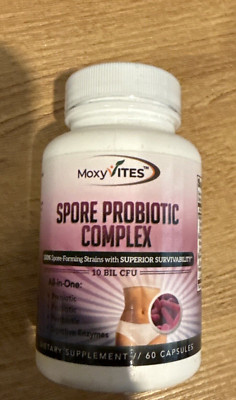 Spore Probiotic Complex All In One Prebiotics & Probiotics 60 Capsules EXP 9/27