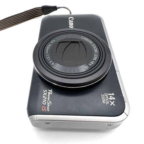 Canon PowerShot SX210 HS Black Digital Camera From Japan Tested - 1 Day Handling - Picture 4 of 17